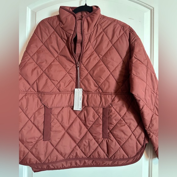 Alpine Design Jackets & Blazers - Alpine Design Quilted Anorak - Dark Auburn
